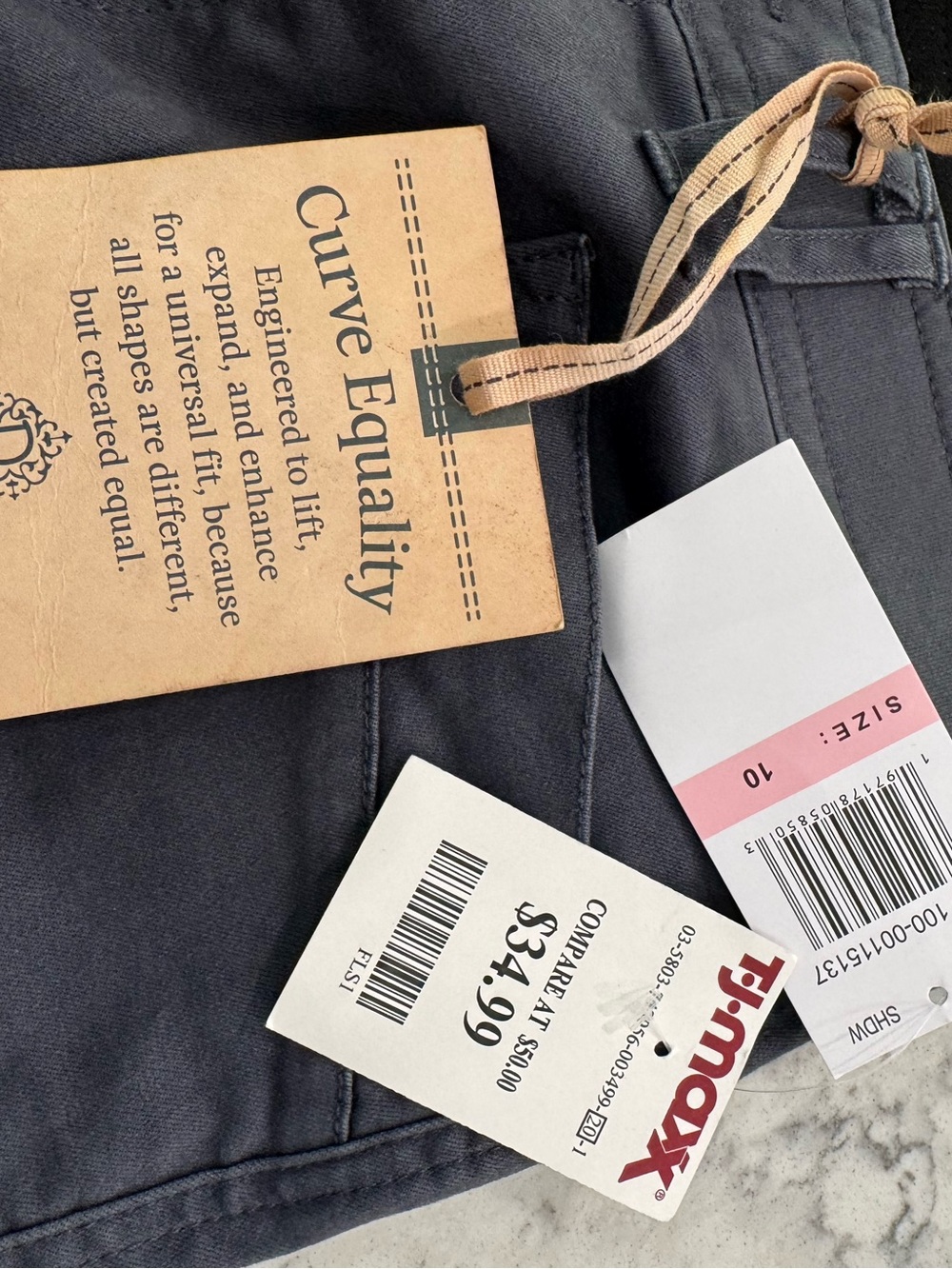 Democracy Women’s High Rise Cargo Pants - Slate Gray Size 10 NWT - Picture 5 of 9